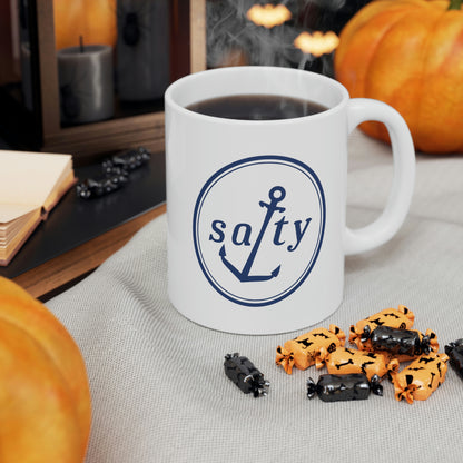 Salty™ Logo Ceramic 11oz Mug