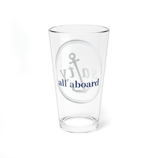 Salty™ All Aboard Mixing/Drinking Glass, 16oz