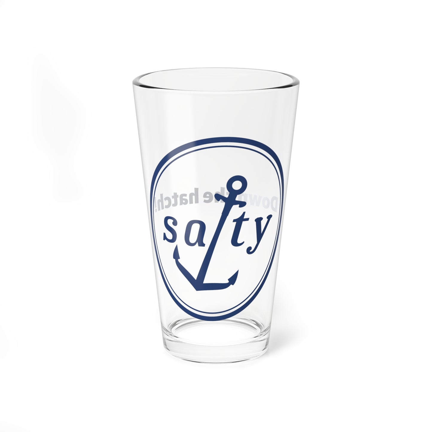 Salty™ Down the Hatch! Mixing/Drinking Glass, 16oz